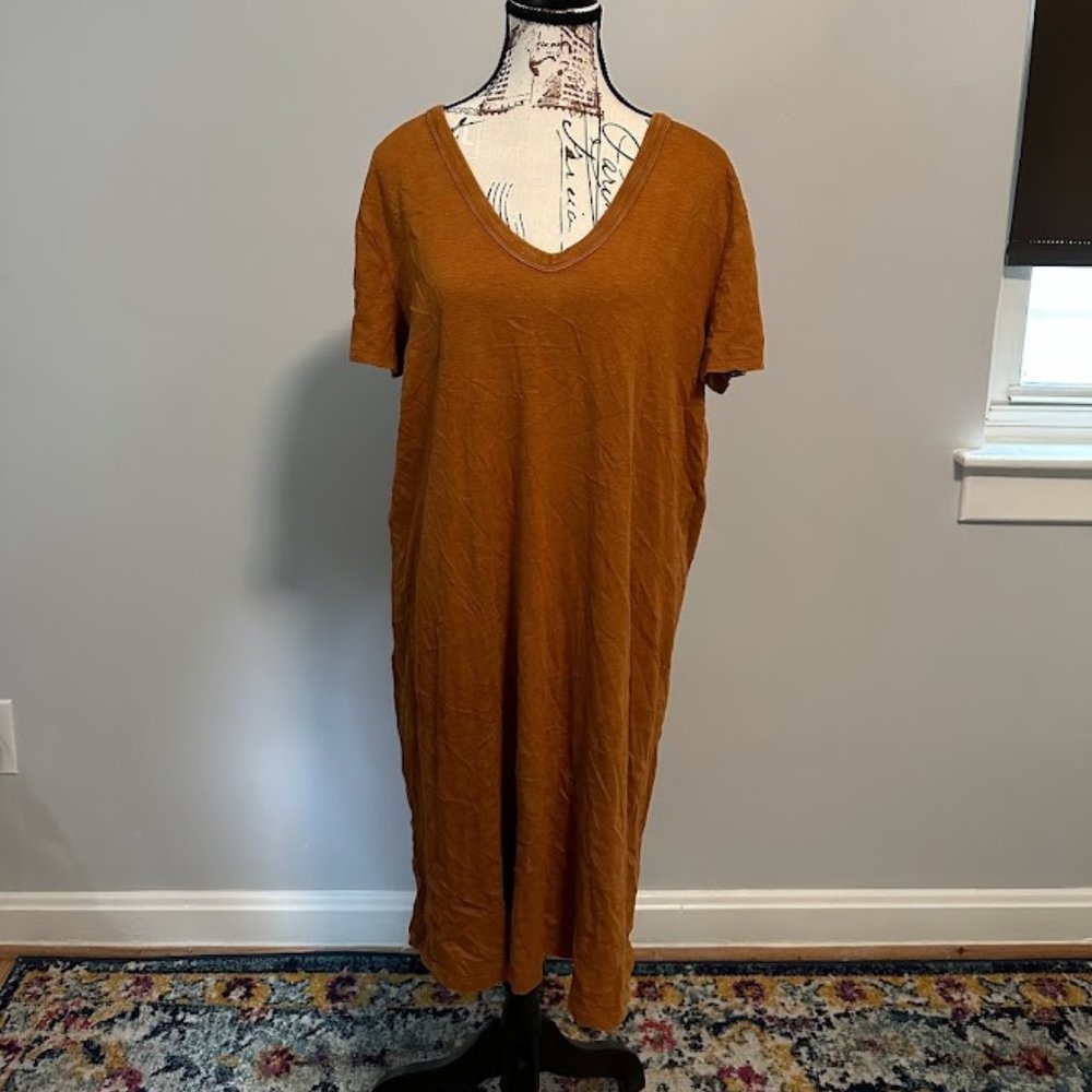 Universal Thread Orange T-Shirt Dress - Size L